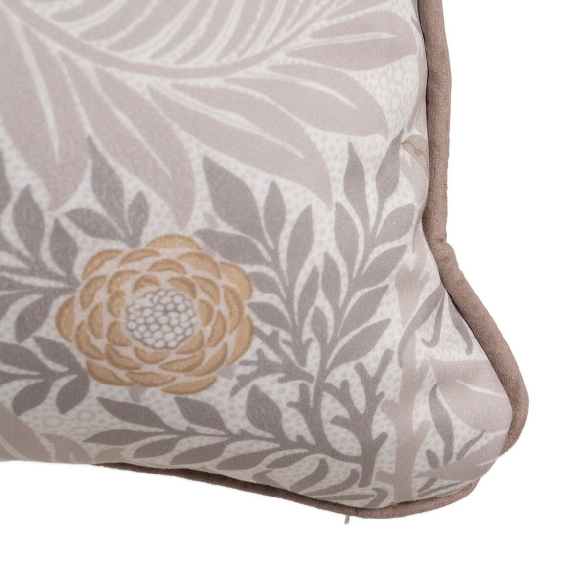 Cojín Flowers Beige Flores 50 x 10 x 50 cm  Comprati.