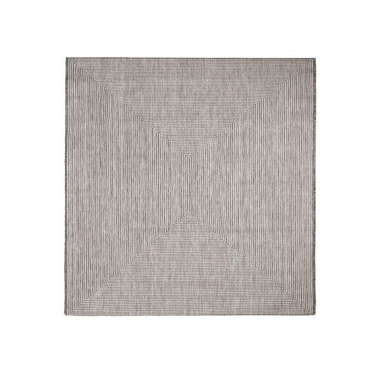 Alfombra de Exterior Quadro Gris  Comprati.