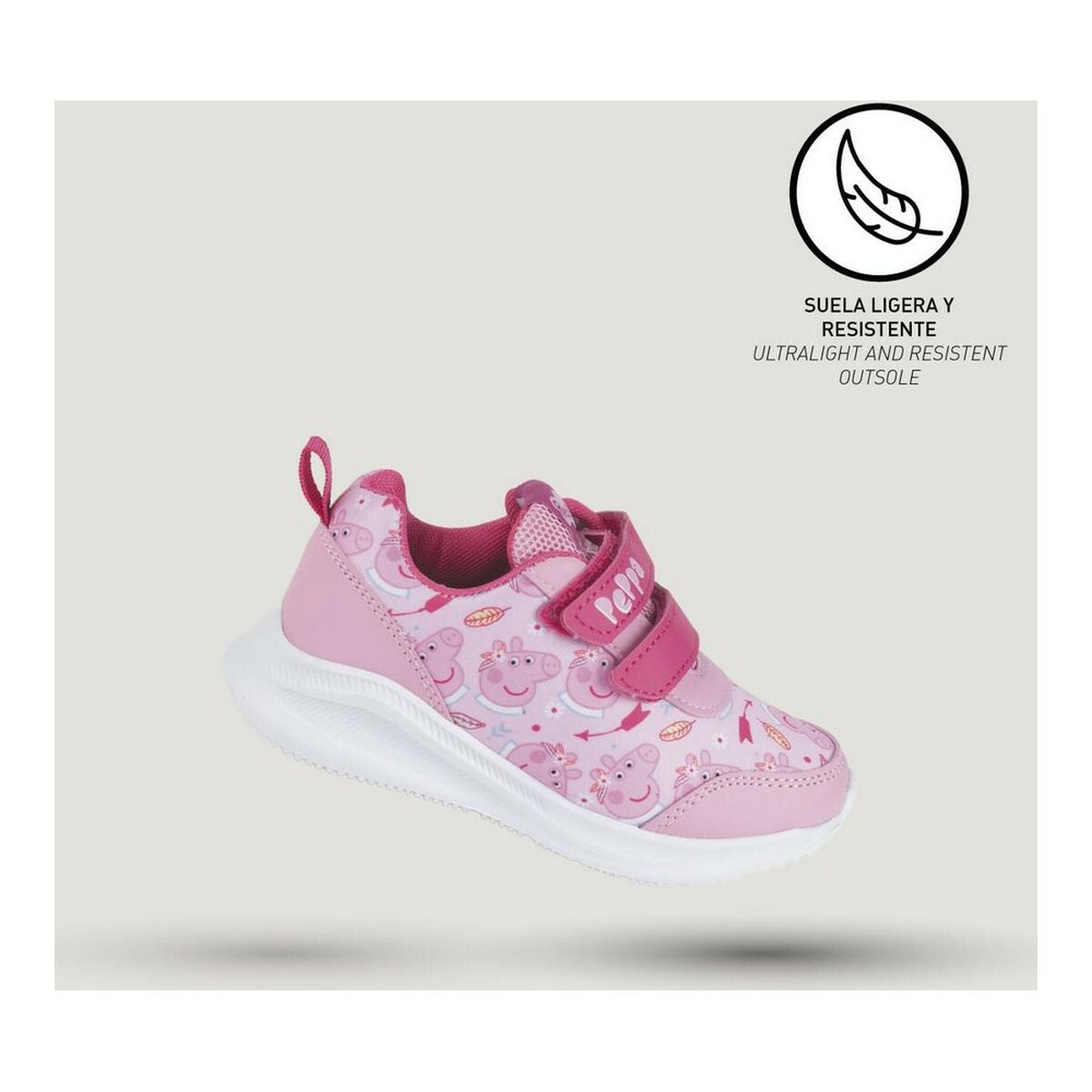 Zapatillas Deportivas Infantiles Peppa Pig Rosa  Comprati.