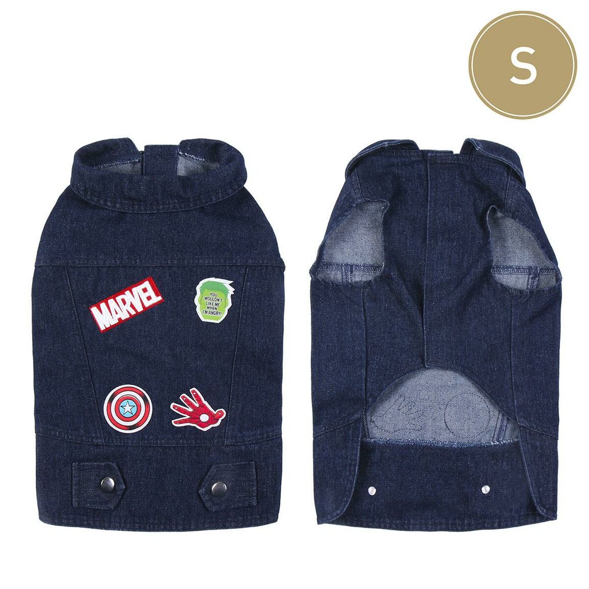 Chaqueta para Perro Marvel Azul S  Comprati.