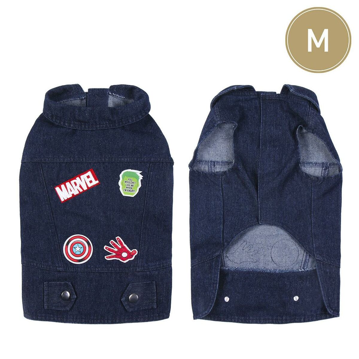 Chaqueta para Perro Marvel Azul M  Comprati.