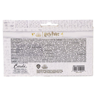 Set de Marcadores Fluorescentes Harry Potter 4 Piezas Multicolor  Comprati.