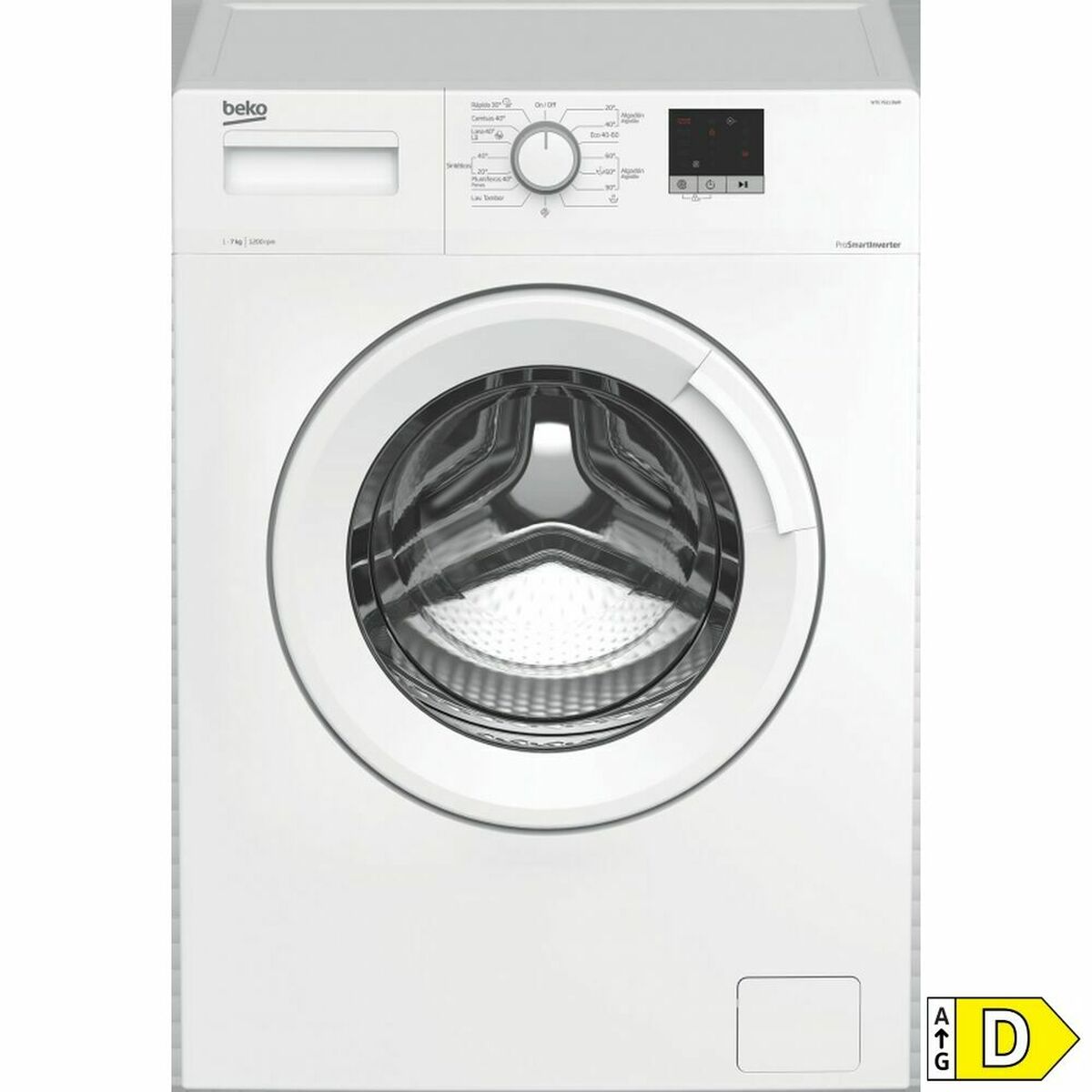 Lavadora BEKO WTE 7611 BWR 7 kg 1200 rpm 60 cm  Comprati.