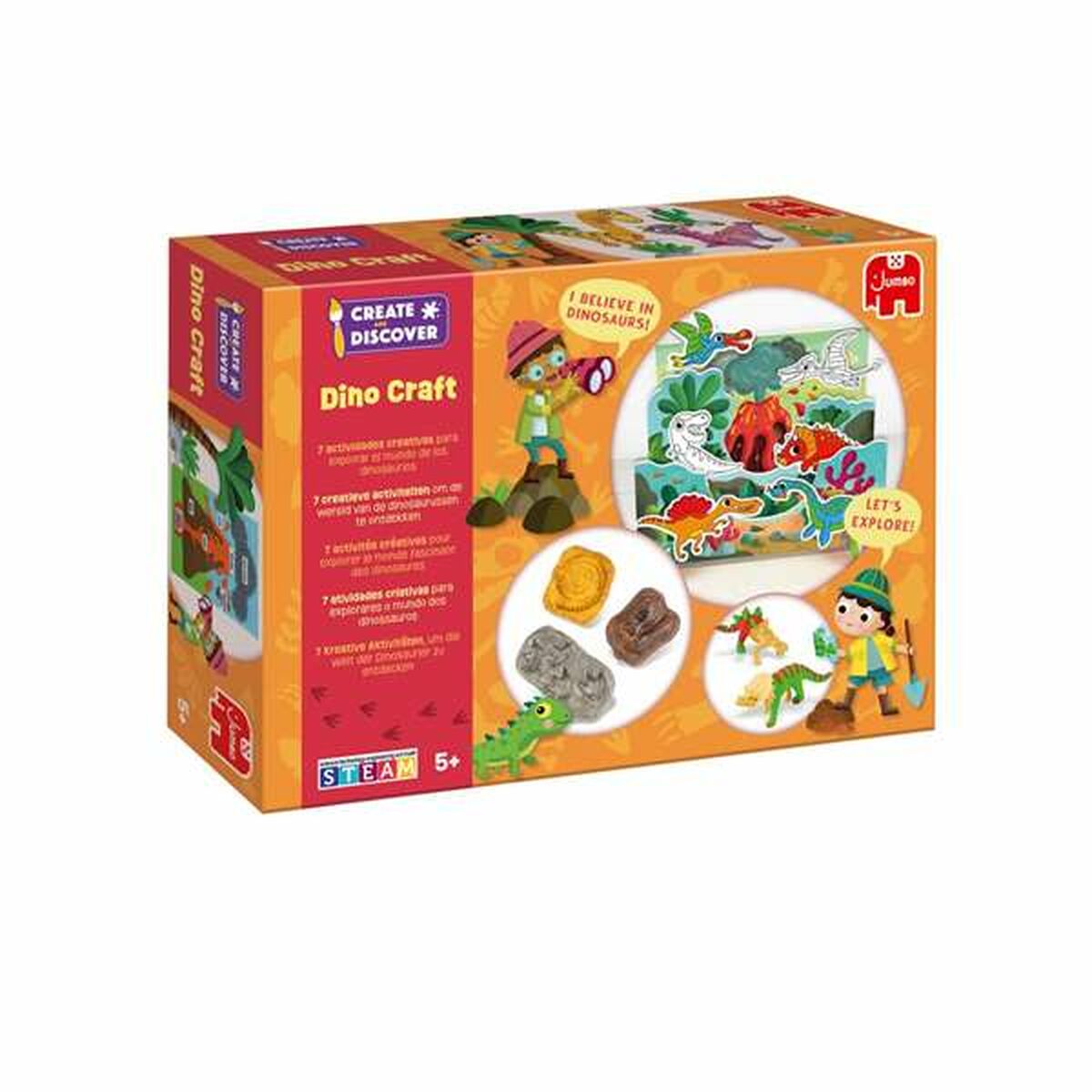 Juego de Manualidades Diset Dino Craft  Comprati.