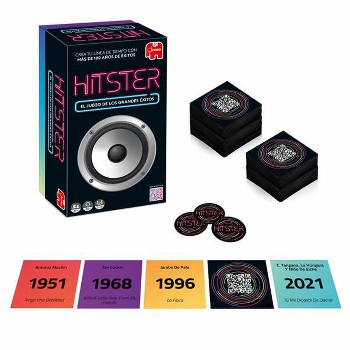 Juego de Mesa Diset Hitster - Greatest musical hits! (ES)  Comprati.