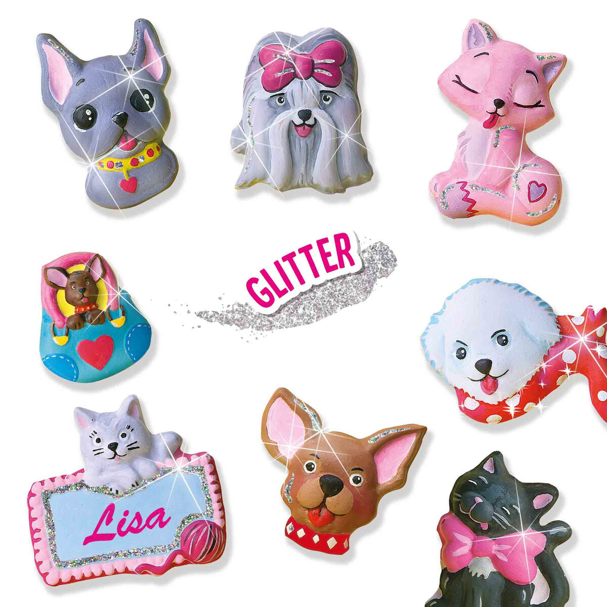 Juego de Manualidades SES Creative Plaster casting dogs and cats  Comprati.