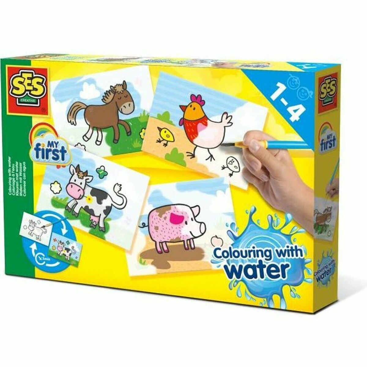 Dibujos para pintar SES Creative Colouring with Water  Comprati.