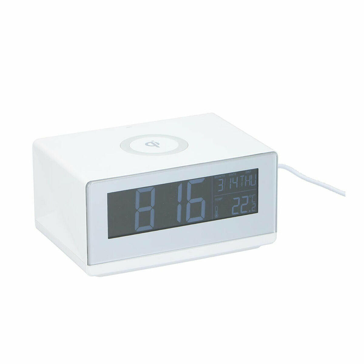 Reloj Despertador con Cargador Inalámbrico Grundig Blanco  Comprati.