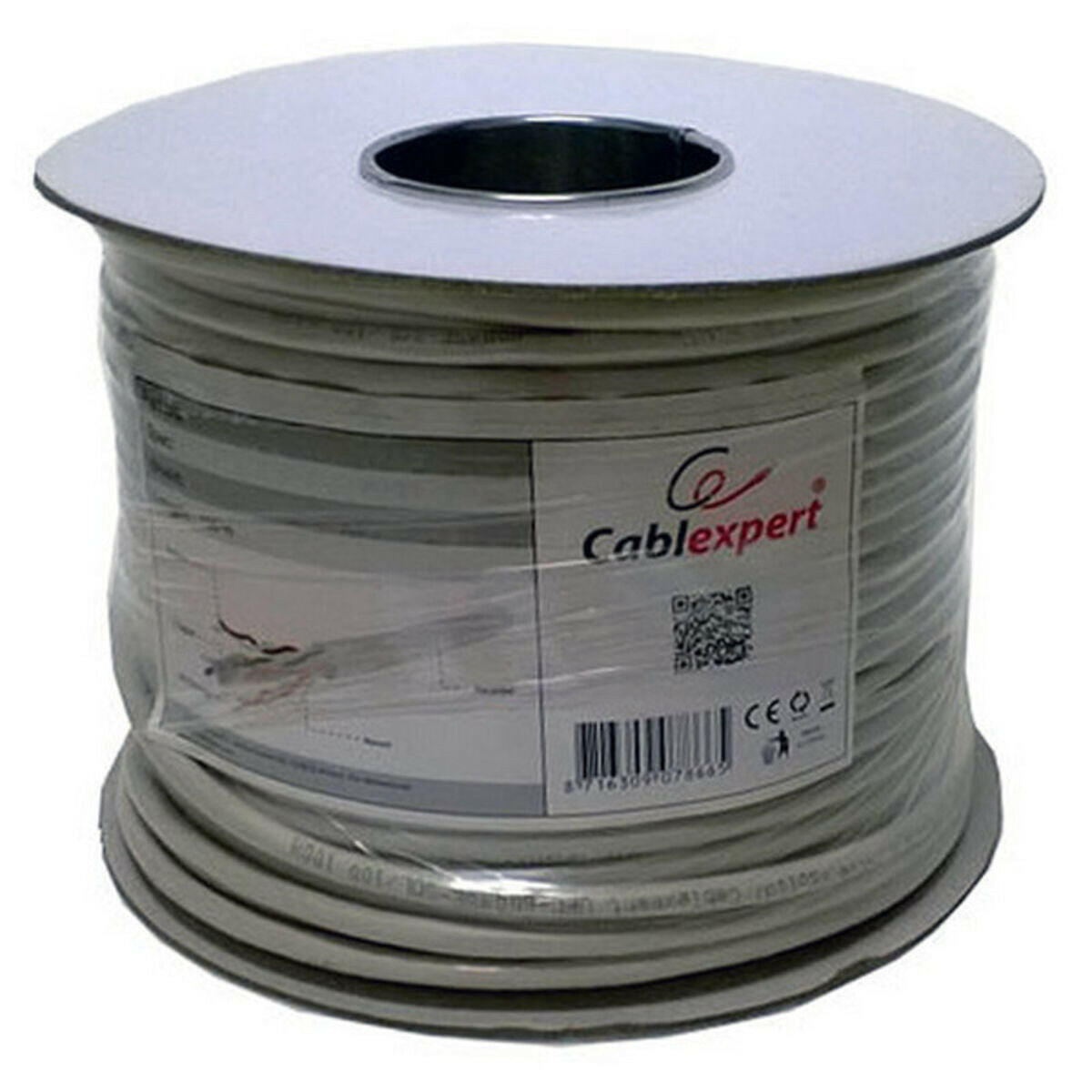 Cable RJ45 Categoría 5 UTP Rígido GEMBIRD UPC-5004E-SOL/100 100 m Gris 100 m  Comprati.