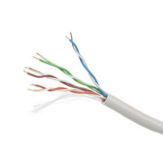 Cable RJ45 Categoría 5 UTP Rígido GEMBIRD UPC-5004E-SOL/100 100 m Gris 100 m  Comprati.