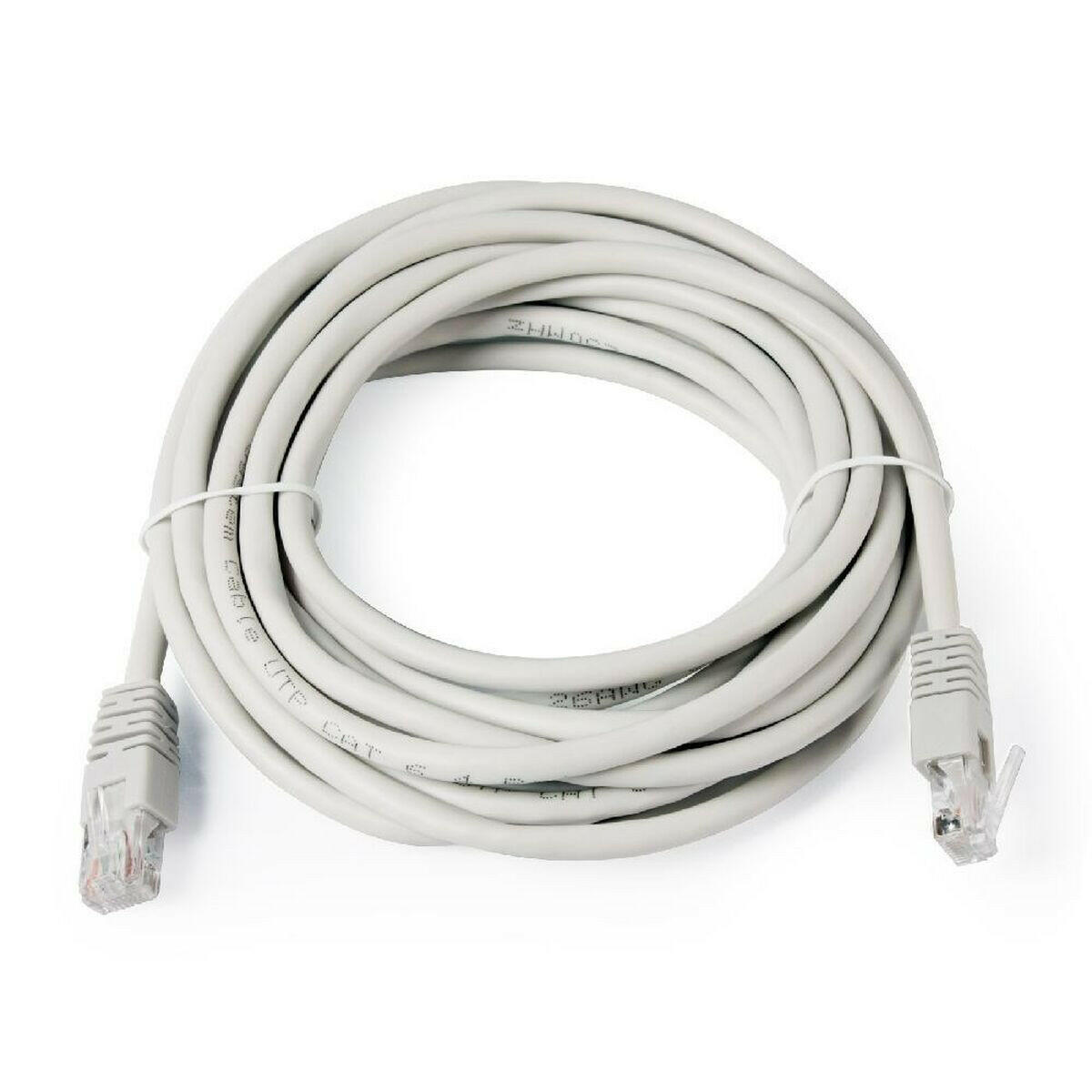 Cable de Red Rígido UTP Categoría 6 GEMBIRD PP6U-5M Blanco Gris 5 m  Comprati.