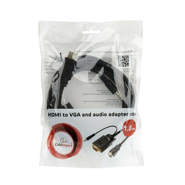 Adaptador VGA a HDMI con Audio GEMBIRD A-HDMI-VGA-03-10 Negro 3 m  Comprati.