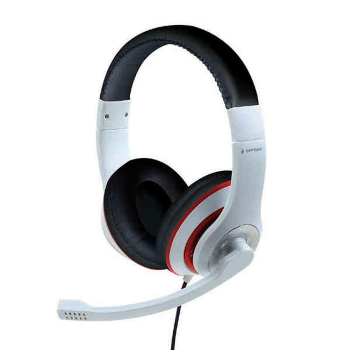 Auriculares con Micrófono GEMBIRD MHS-03-WTRDBK Blanco  Comprati.