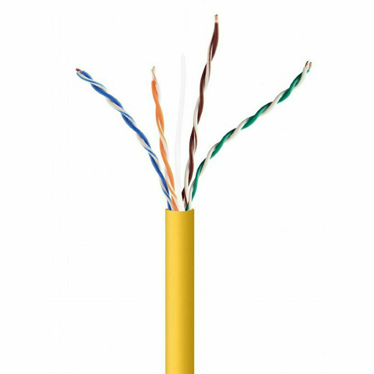 Cable de Red Rígido FTP Categoría 5e GEMBIRD UPC-5004E-SOL-Y Amarillo 305 m  Comprati.