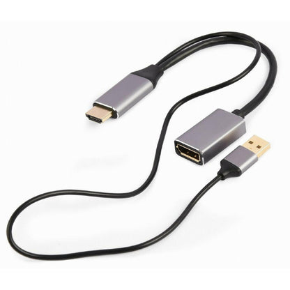 Adaptador DisplayPort a HDMI GEMBIRD A-HDMIM-DPF-02 Negro 4K Ultra HD (1 unidad)  Comprati.