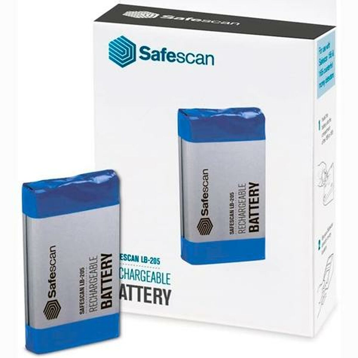 Batería recargable Safescan LB-205 Azul  Comprati.