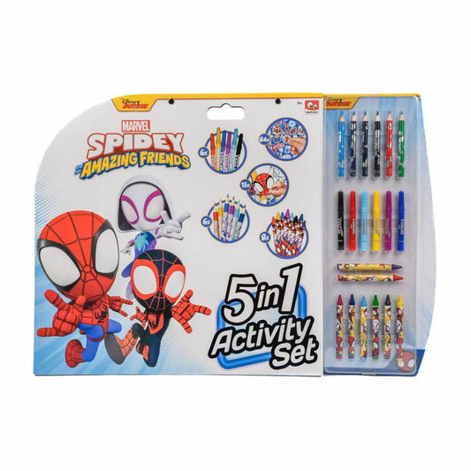 Caja de Actividades para Colorear Spidey 5 en 1  Comprati.