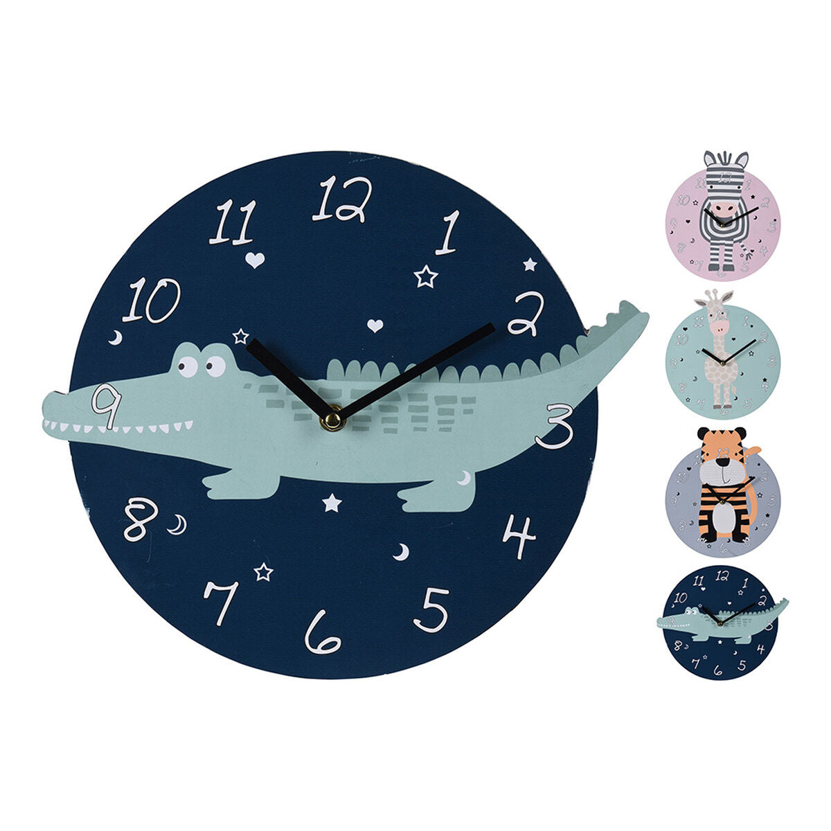 Reloj de Pared PVC Ø 26 cm Infantil  Comprati.