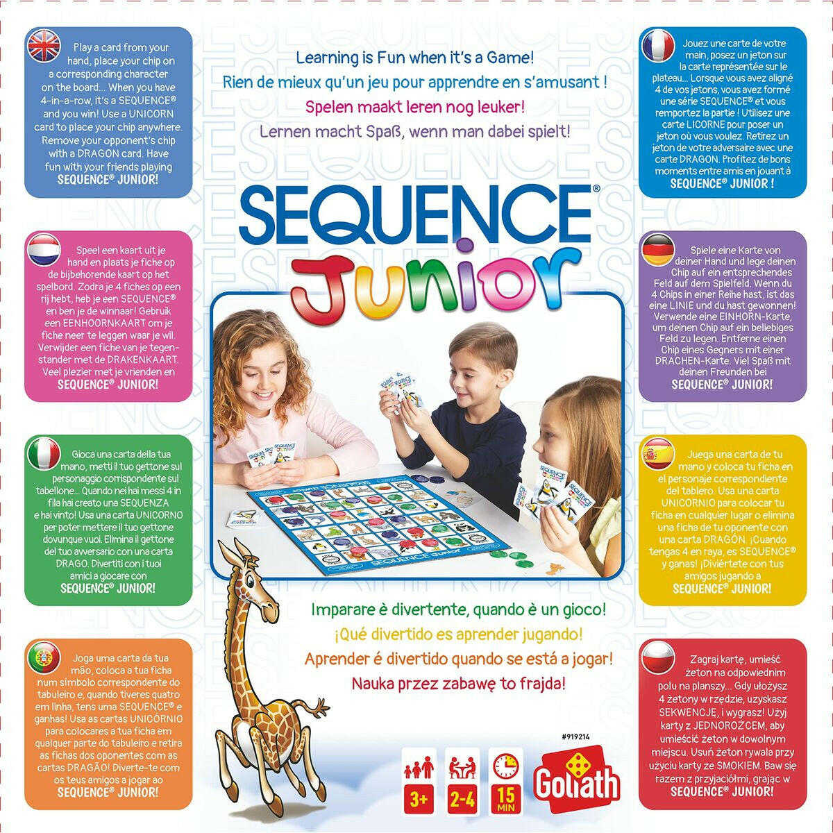 Juego de Memoria Goliath Sequence Junior  Comprati.