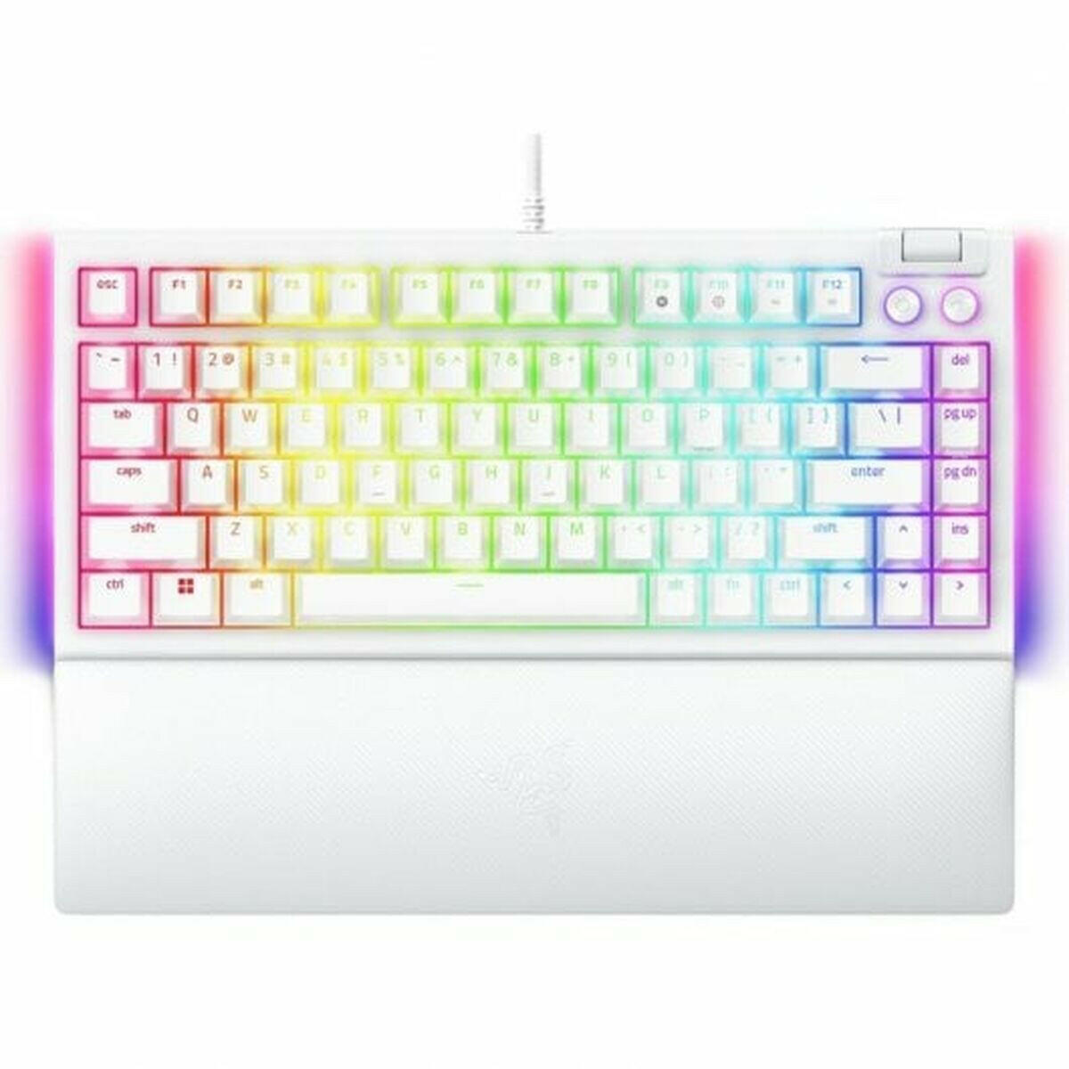 Teclado Razer RZ03-05001700-R3M1 Blanco QWERTY  Comprati.