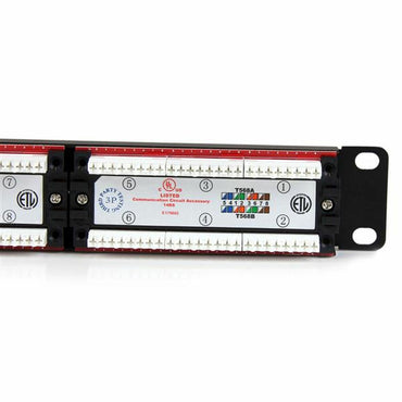 Patch Panel 24 Puertos UTP Categoría 6 Startech C6PANEL24  Comprati.