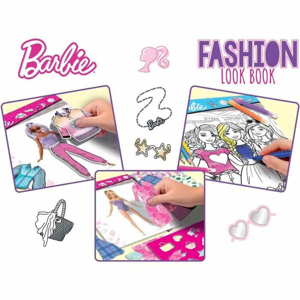 Libro Lisciani Giochi Fashion Look Book Barbie  Comprati.