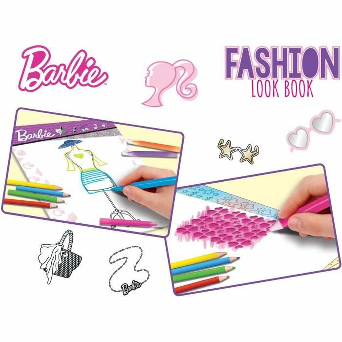 Libro Lisciani Giochi Fashion Look Book Barbie  Comprati.