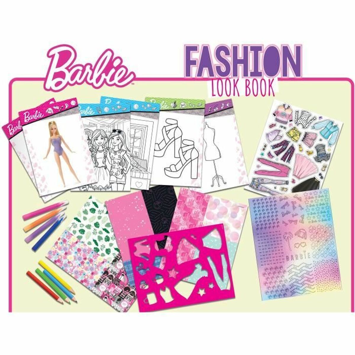 Libro Lisciani Giochi Fashion Look Book Barbie  Comprati.