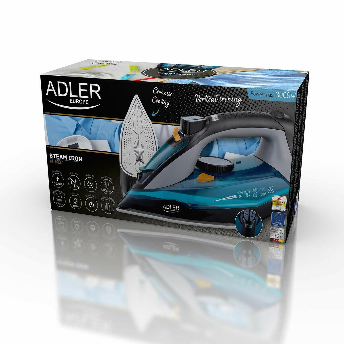 Plancha de Vapor Adler AD5032 2400 W  Comprati.