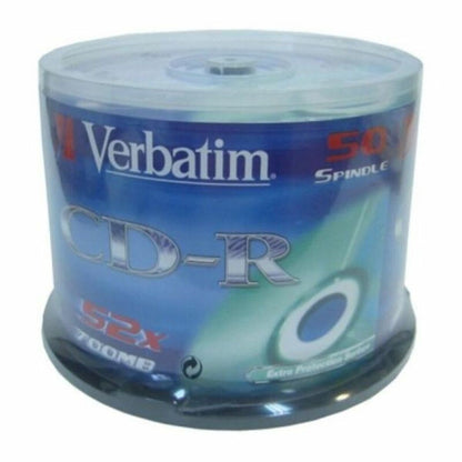 CD-R Verbatim 43351 52x 700 MB (50 Unidades)  Comprati.