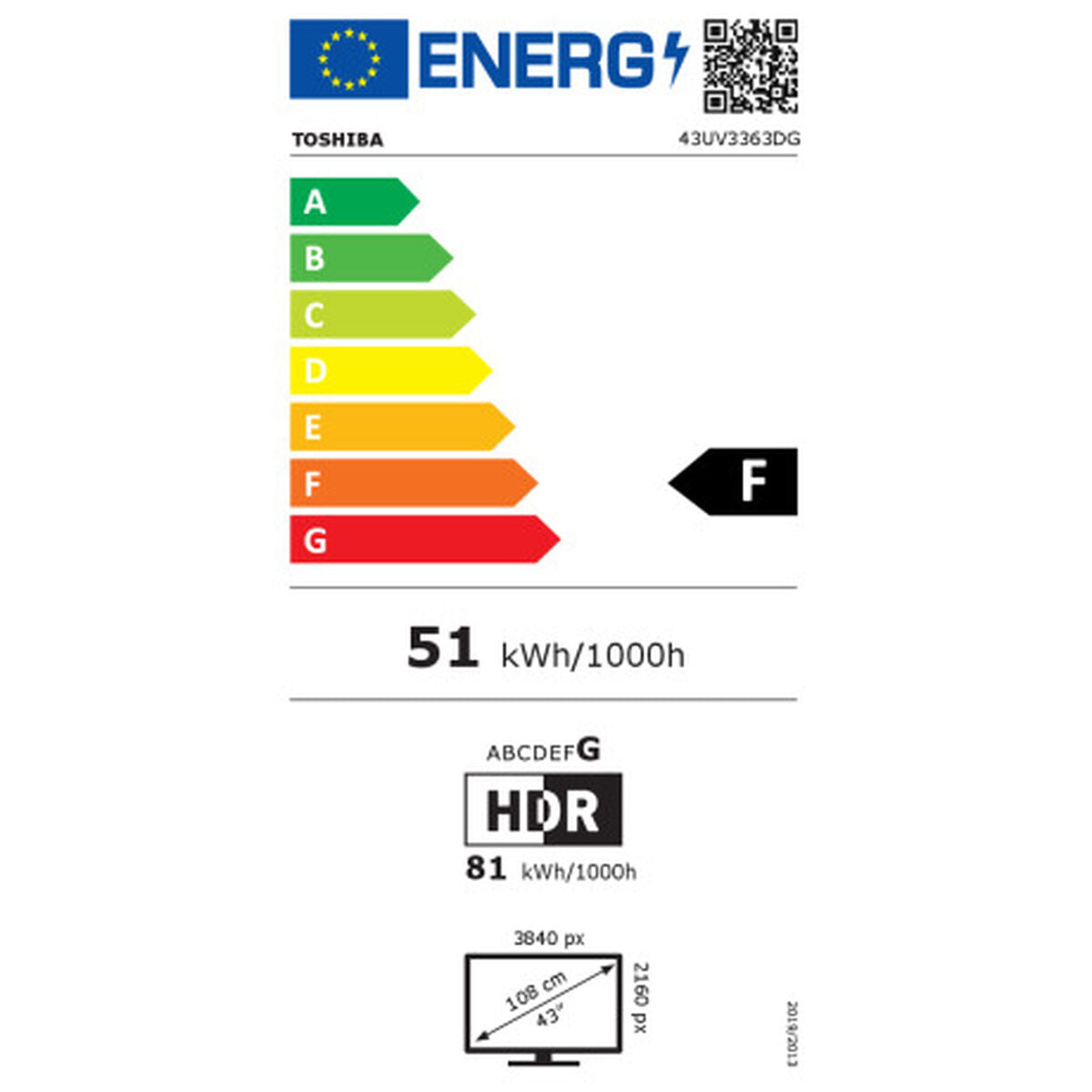 Smart TV Toshiba 43UV3363DG 4K Ultra HD 43" LED  Comprati.