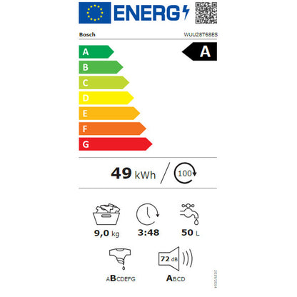 Lavadora BOSCH WUU28T68ES 60 cm 1400 rpm 9 kg  Comprati.