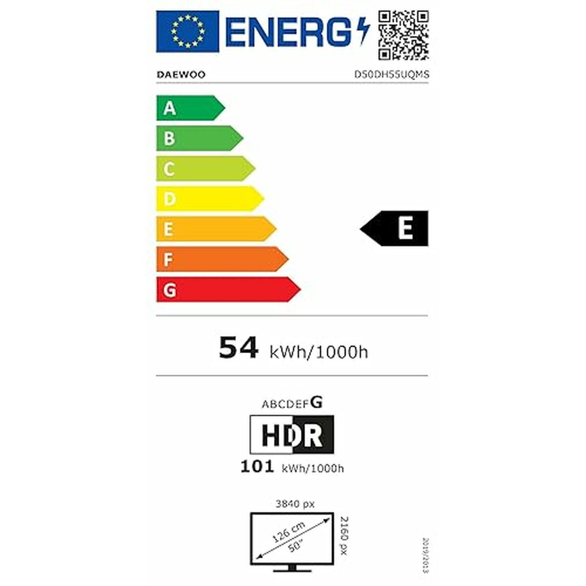 Smart TV Daewoo 50DM55UQPMS 4K Ultra HD 50" D-LED QLED  Comprati.