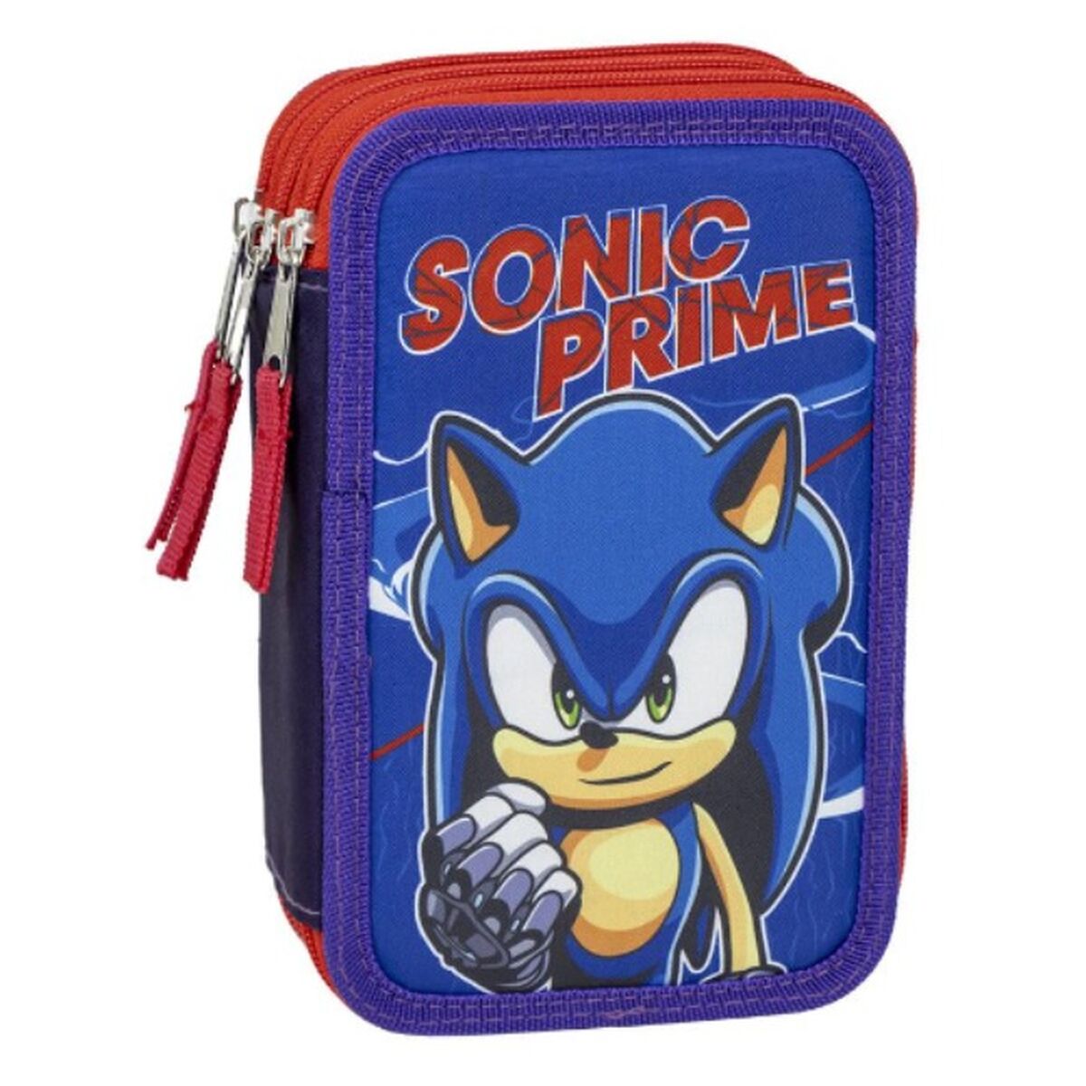 Plumier Triple Sonic Azul 12,5 x 6,5 x 19,5 cm  Comprati.