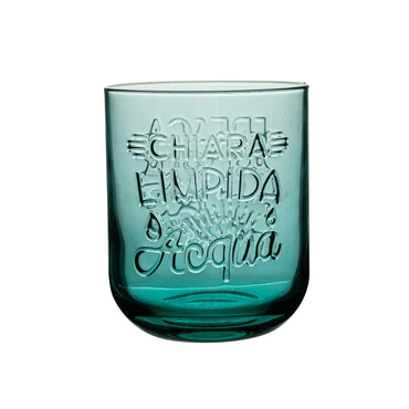 Vaso Graphica Verde Vidrio 395 ml (6 Unidades)  Comprati.