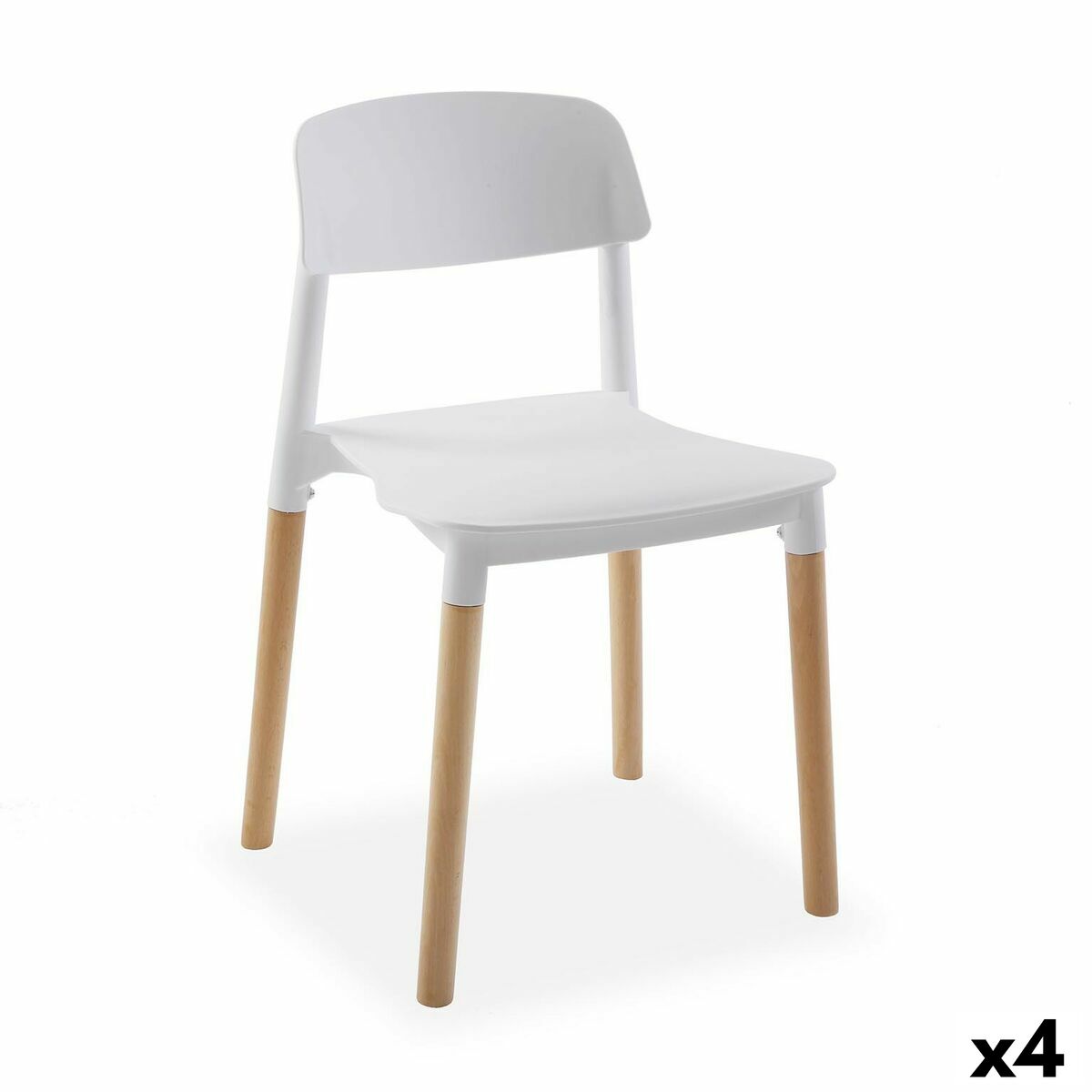 Silla Versa Blanco 45 x 76 x 42 cm (4 Unidades)  Comprati.