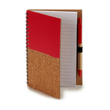 Libreta de Anillas con Bolígrafo Madera 12,5 x 18 cm (12 Unidades)  Comprati.