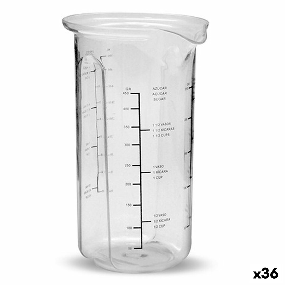 Vaso medidor Plástico 500 ml (36 Unidades)  Comprati.