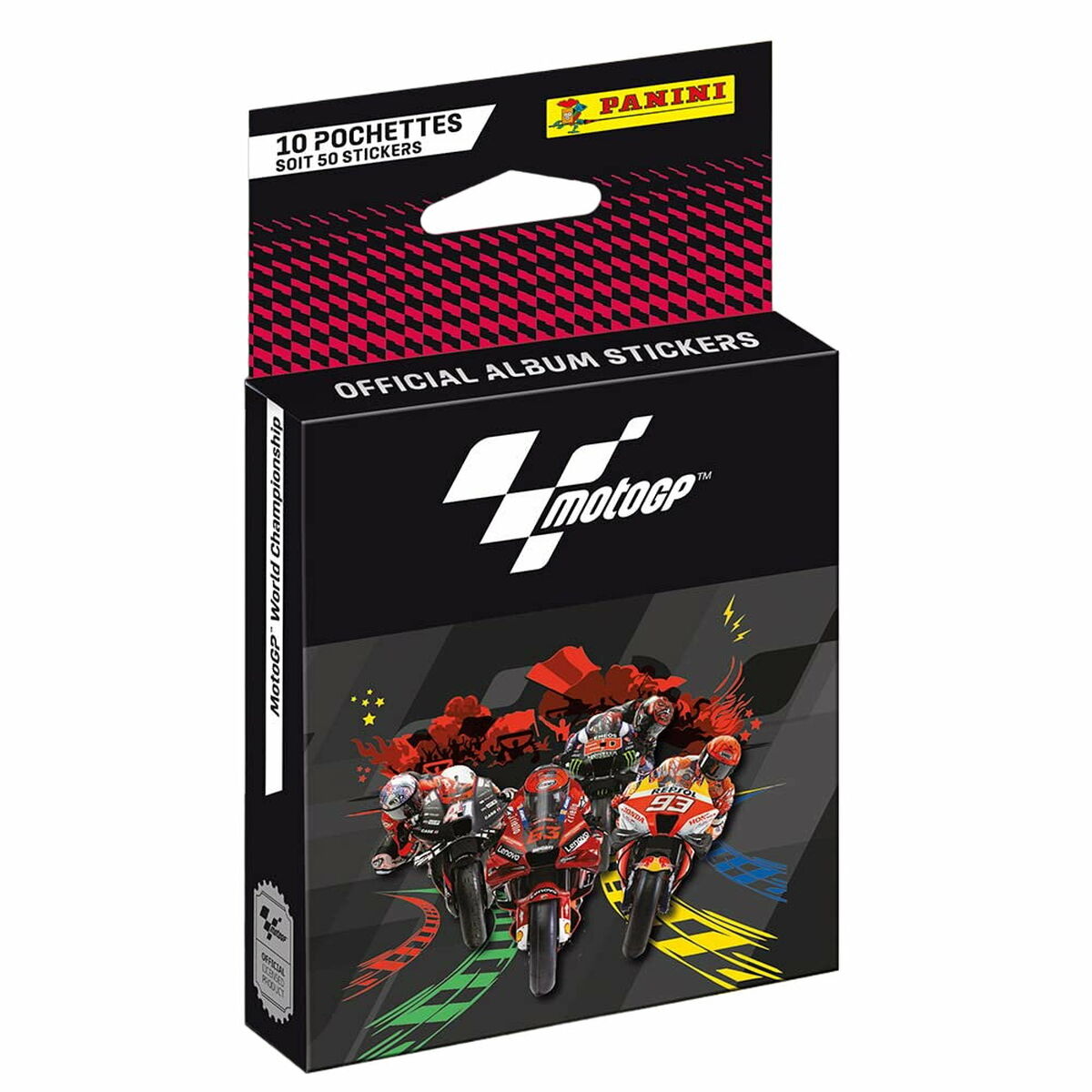 Pack de cromos Panini Moto GP 10 Sobres (Francés)  Comprati.