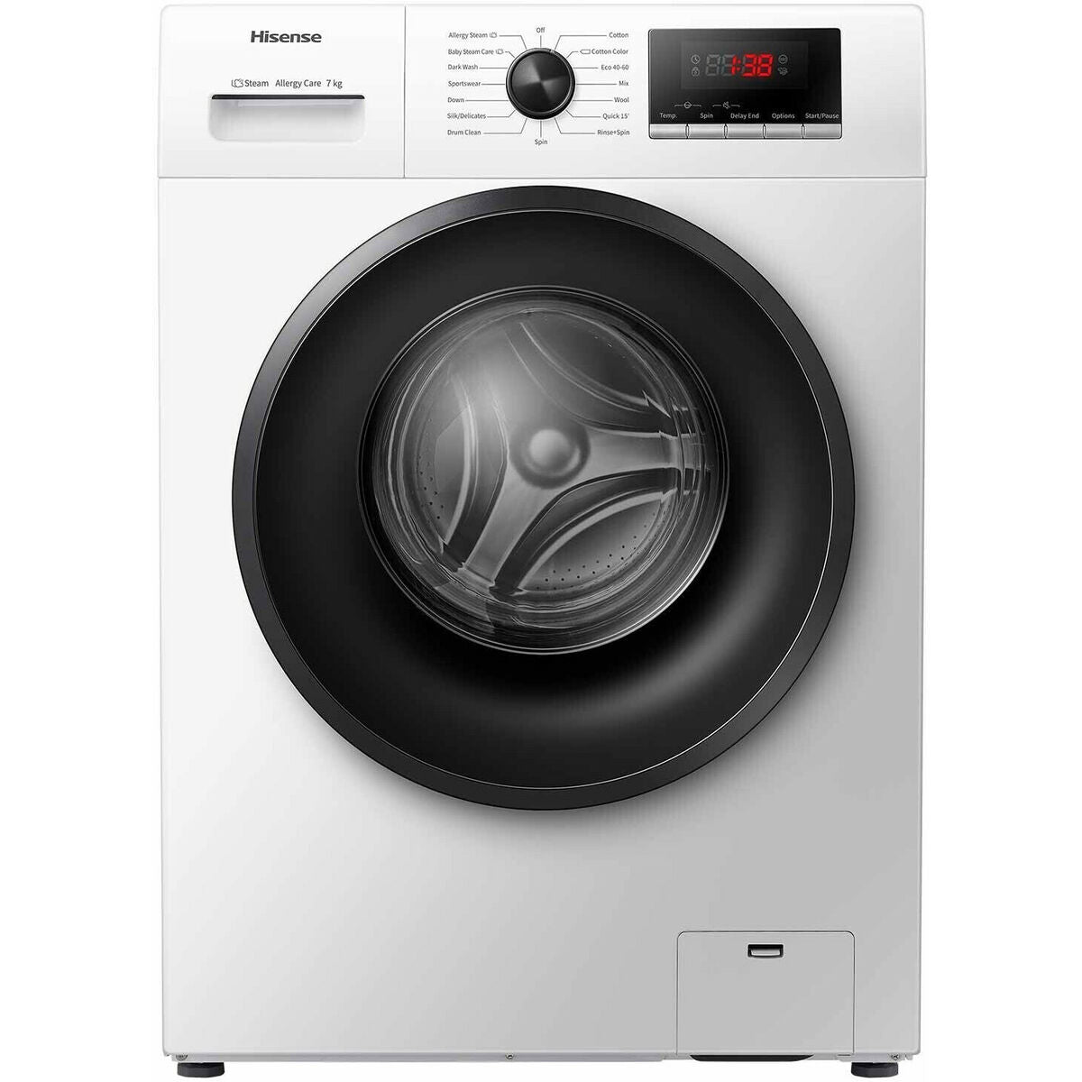 Lavadora Hisense WFVB7012EM Blanco 60 cm 1200 rpm 7 kg  Comprati.