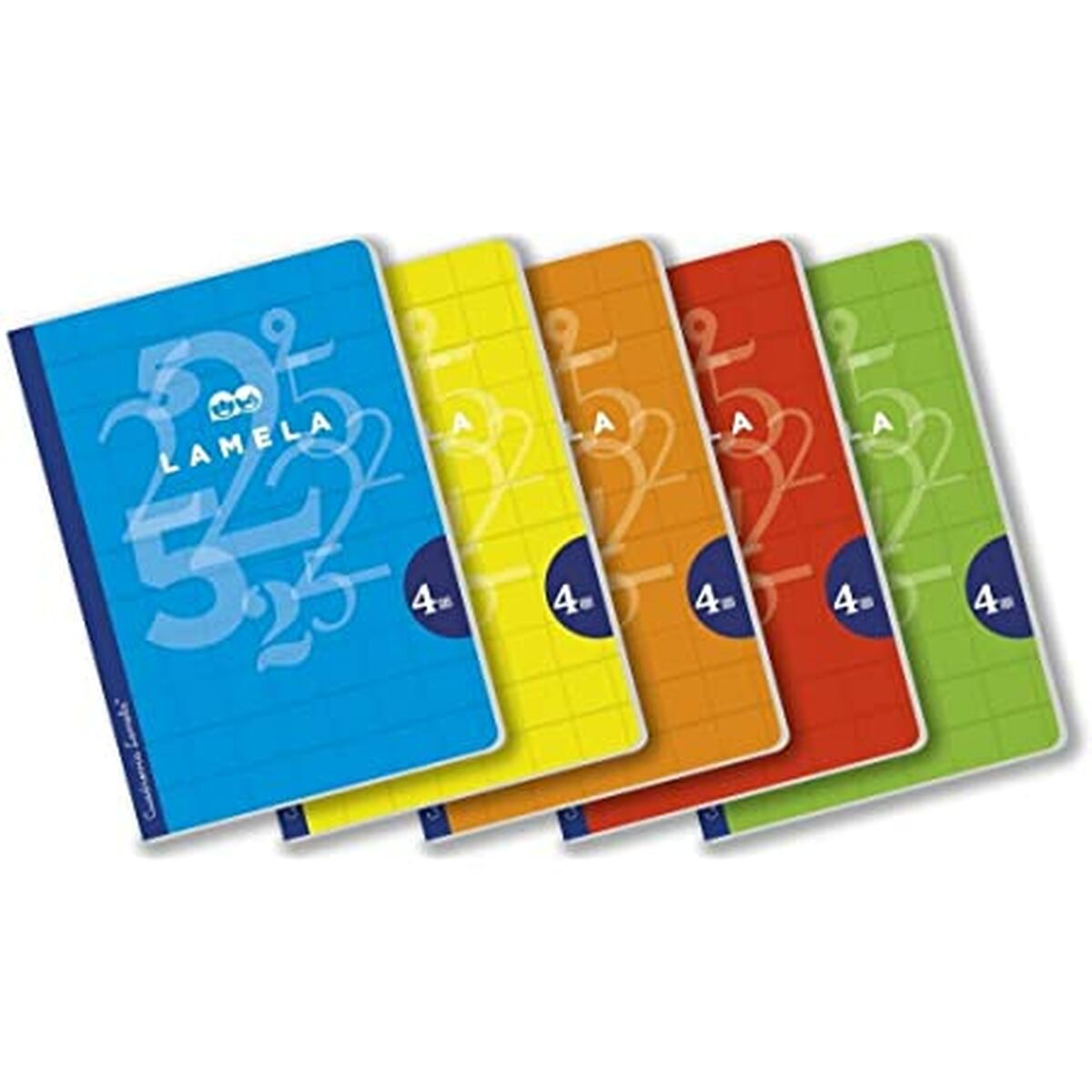 Libreta Lamela Multicolor Cuarto (10 Piezas)  Comprati.