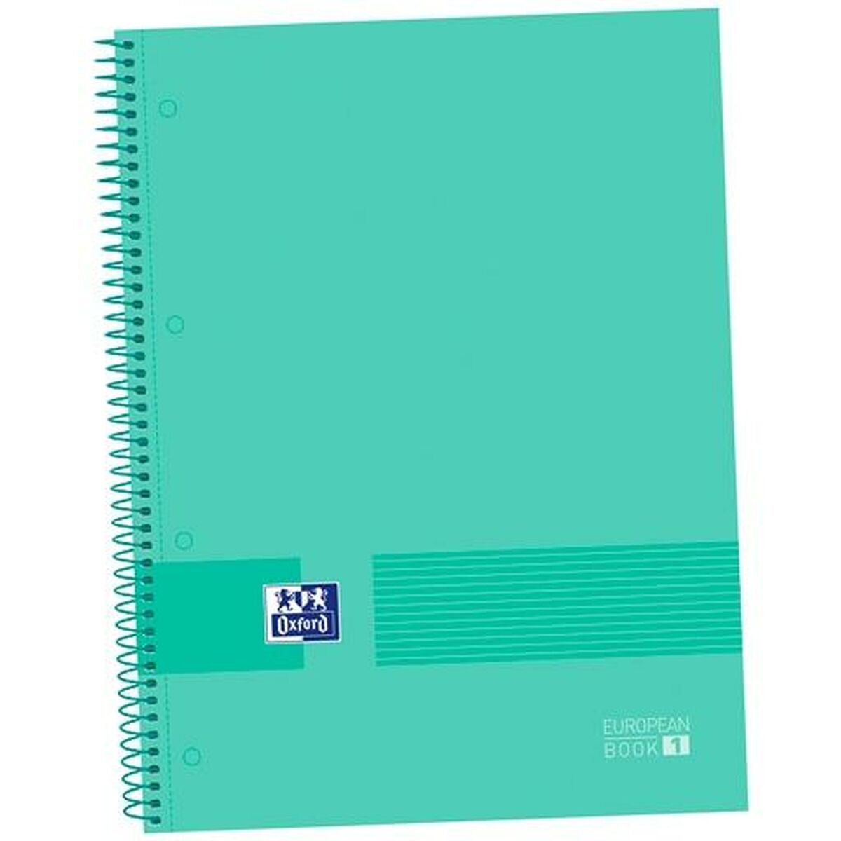 Cuaderno Oxford &YOU Menta A4+ 80 Hojas 5 Unidades  Comprati.