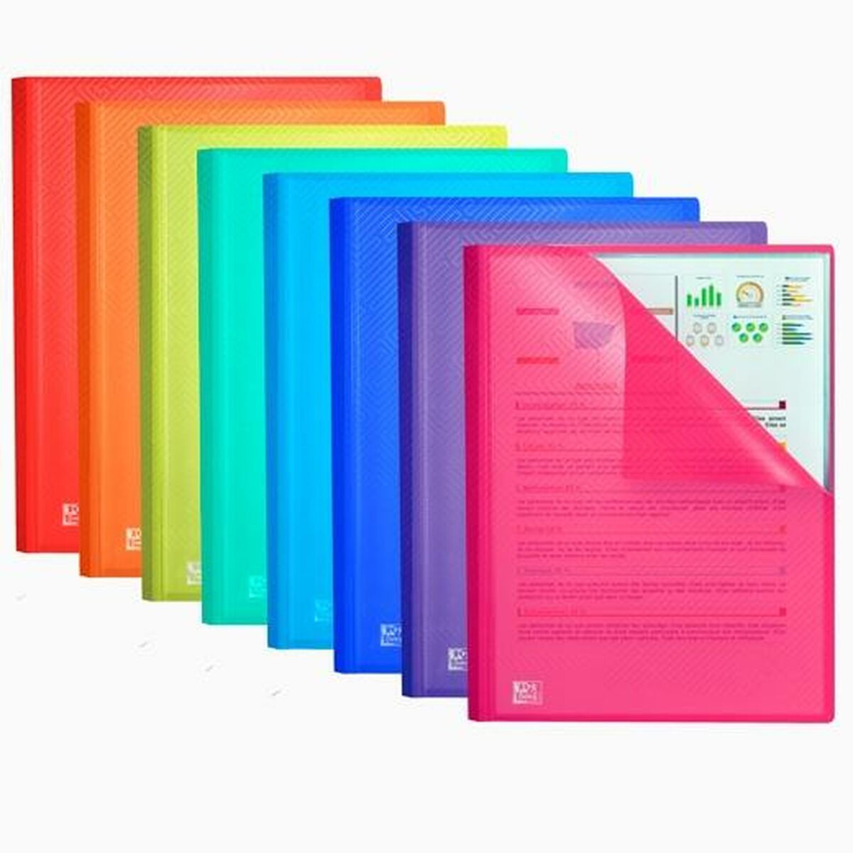 Carpeta Clasificadora Oxford Multicolor A4 10 Piezas  Comprati.