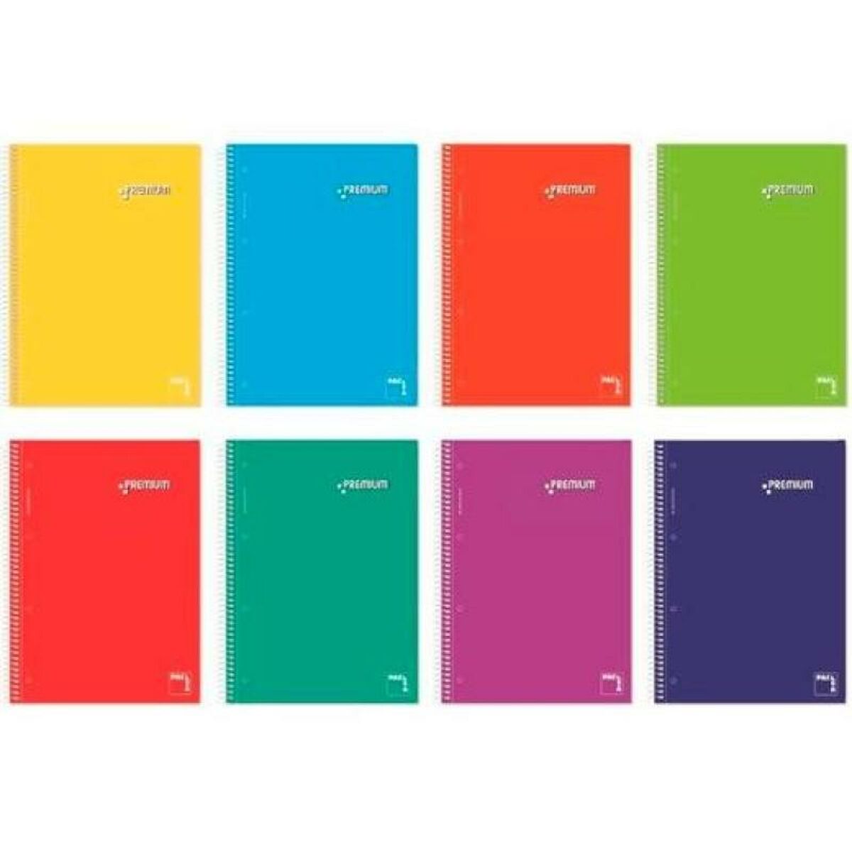 Cuaderno Pacsa Multicolor A4 4 Piezas Microperforado  Comprati.