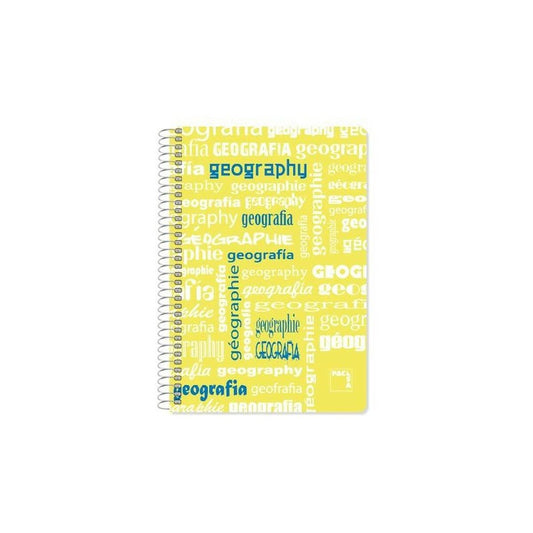 Cuaderno Pacsa Amarillo Multicolor Din A4 4 Piezas 80 Hojas  Comprati.