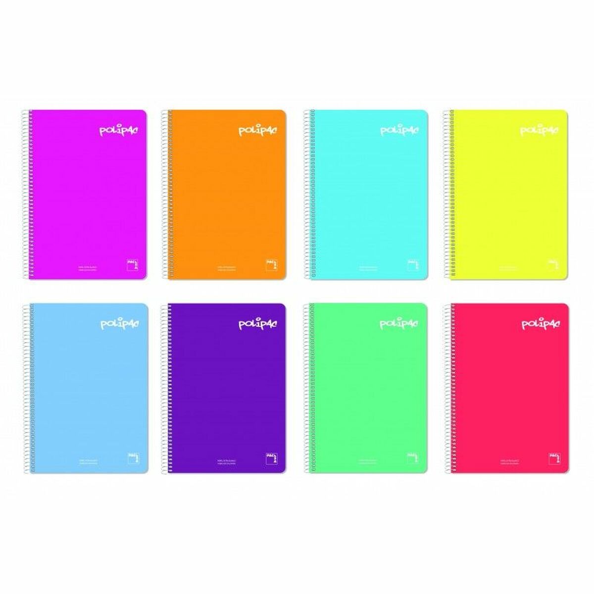 Cuaderno Pacsa Polipac Multicolor Din A4 5 Piezas 80 Hojas  Comprati.