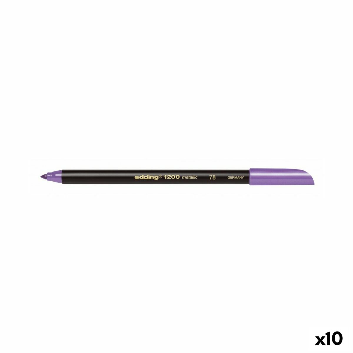 Rotulador Edding 1200 Metallic Violeta (10 Unidades)  Comprati.