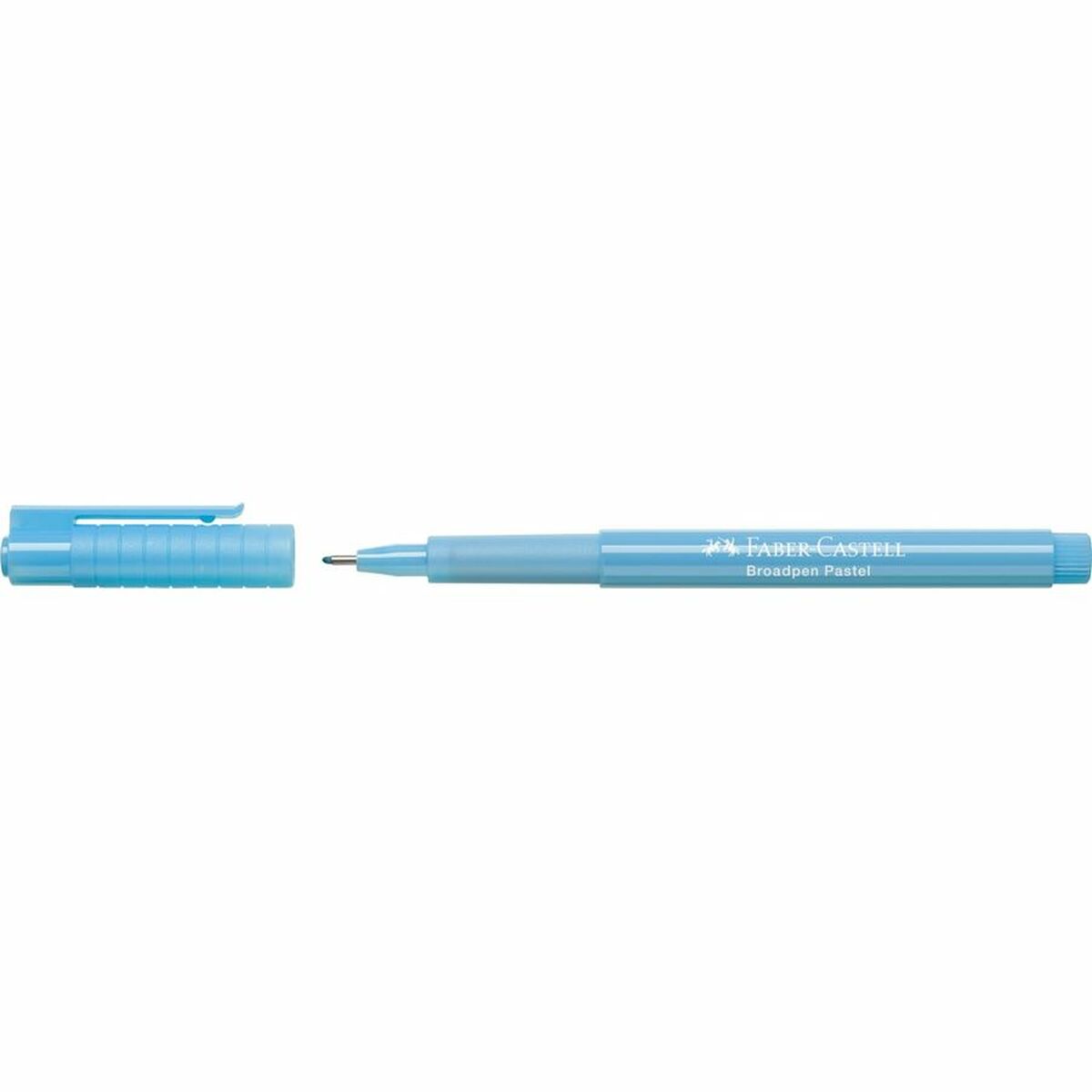 Rotulador permanente Faber-Castell Broadpen Pastel Azul Pastel (10 Unidades)  Comprati.