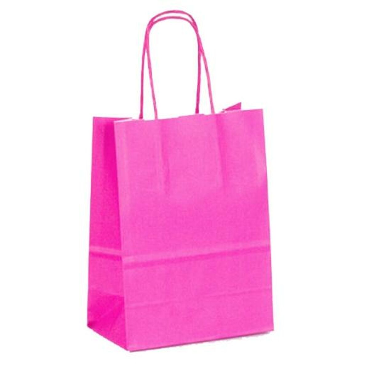 Bolsas Fama Papel Magenta Con asas 15 x 8 x 21 cm 25 Unidades  Comprati.