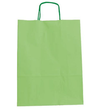 Bolsas Fama Papel Con asas Verde Claro 15 x 8 x 21 cm 25 Unidades  Comprati.